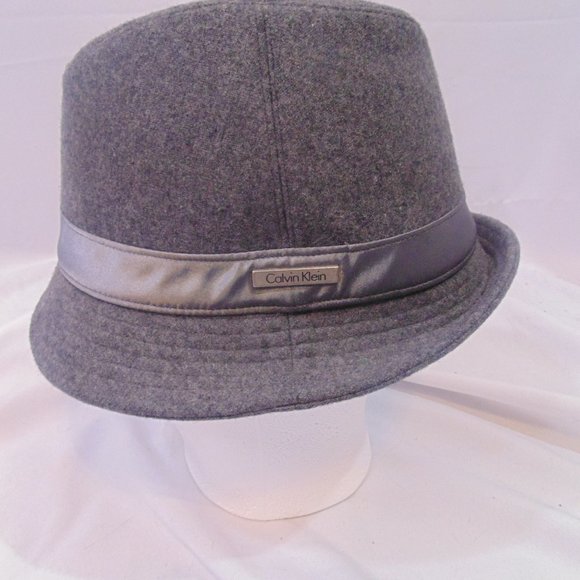 Calvin Klein men's wool/poly blend Fedora one size - Picture 1 of 5